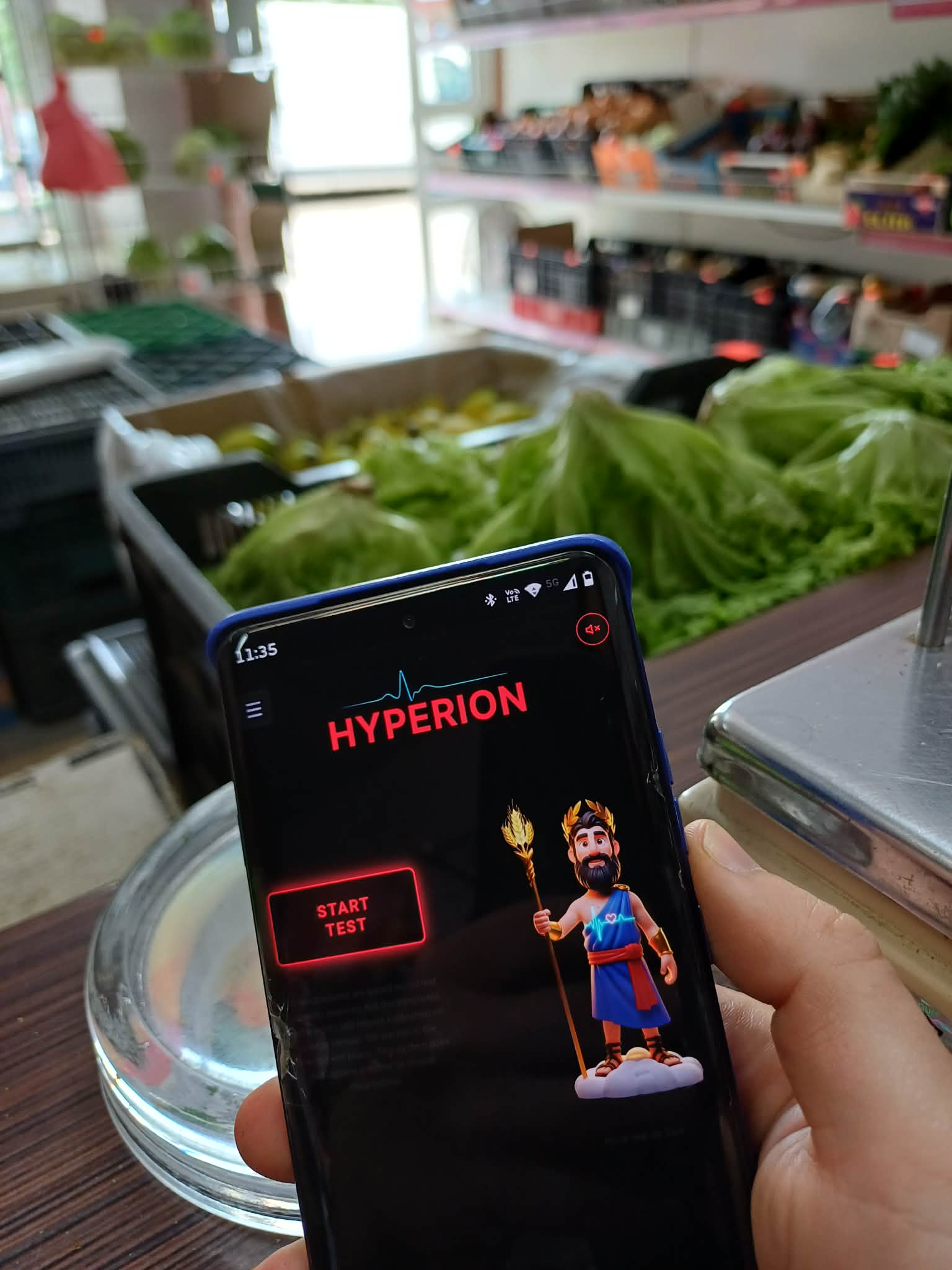 Where Hyperion started — Natalia at the family vegetable market